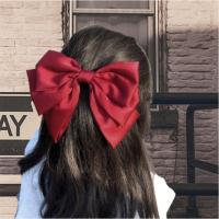 Hair Barrettes, Chiffon, Bowknot, handmade, bowknot design & for woman 180*160mm 