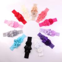 Fashion Baby Headband, Lace, for children & with rhinestone 13 inch,18 inch 