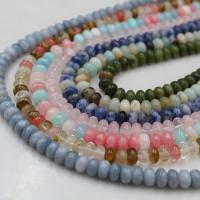 Mixed Gemstone Beads, Natural Stone, Flat Round, polished, DIY 