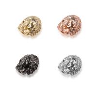 Cubic Zirconia Micro Pave Brass Beads, plated, DIY 