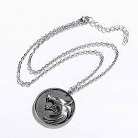 Men Necklace, Zinc Alloy, Round, plated, Unisex, 500*45mm 