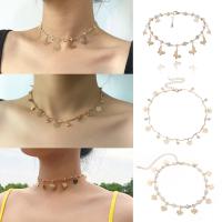 Mode Collier Choker, laiton, bijoux de mode & styles différents pour le choix & pour femme, plus de couleurs à choisir, Vendu par brin