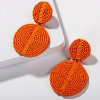 Boucle d'oreille dormeuses résine, Plastique PC, avec résine, durable, plus de couleurs à choisir, Vendu par paire