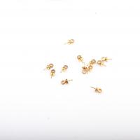 clip de cheville en laiton, Placage, DIY, doré, 3*0.6,4*1,5*1mm Vendu par sac