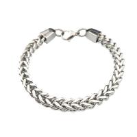 Stainless Steel Chain Bracelets, plated, for man, 6mm Approx 8.26 Inch 