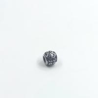 perles de grand trou en inox , Acier inoxydable 316, Placage, DIY, 9.76mm, Diamètre inté Environ 4mm, Vendu par PC