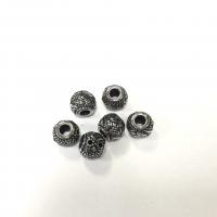 perles de grand trou en inox , Acier inoxydable 316, Placage, DIY, 10.14mm, Diamètre inté Environ 4mm, Vendu par PC