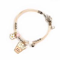 Fashion Zinc Alloy Bracelets, with Porcelain, plated & for woman & enamel 20-30mm,6mm Approx 14-20 Inch 