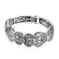 Fashion Zinc Alloy Bracelets, plated, folk style & for woman, 61cm 