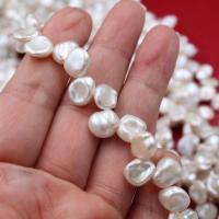 Keshi Cultured Freshwater Pearl Beads, DIY, white, 8-9mm 