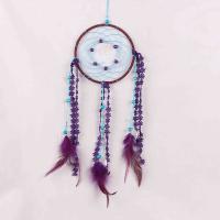 Fashion Dreamcatcher, Edelstahl, mit Feder, nachhaltiges, violett, verkauft von PC