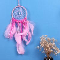 Fashion Dreamcatcher, Baumwollfaden, mit Feder, nachhaltiges & verschiedene Stile für Wahl, keine, verkauft von PC