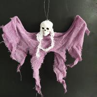 Cloth Skull Decoration, half handmade, Halloween Jewelry Gift 350*300mm 