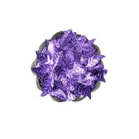 PET Paillette, plattiert, Niedlich & DIY, violett, 11x28mm, ca. 500G/Tasche, verkauft von Tasche