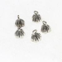 Zinc Alloy Jewelry Pendants, Lotus Seedpod, antique silver color plated, DIY, nickel, lead & cadmium free, 14.5*5mm Approx 4.9mm 