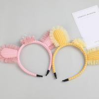 Niños Joyería banda para el cabello, Gasa, con paño, Dibujos animados, hecho a mano, diferente color y patrón para la elección & para  los niños, más colores para la opción, 130mm, Vendido por UD