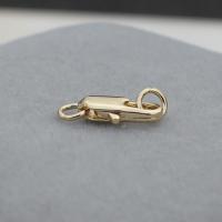 Brass Lobster Claw Clasp, portable golden 