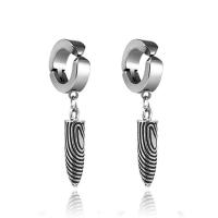 Huggie Hoop Drop Earring, Zinc Alloy, portable & Unisex 