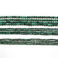 Natural Malachite Beads, Round, DIY & faceted, deep green 