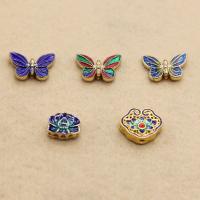 Cloisonne Beads, Zinc Alloy, DIY 