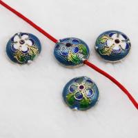 Cloisonne Beads, Zinc Alloy, DIY 15mm 