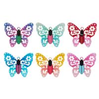 Zinc Alloy Jewelry Pendants, Butterfly, plated, DIY & hollow 20*17mm 