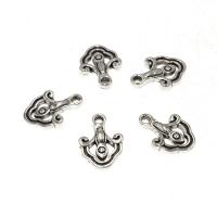 Zinc Alloy Jewelry Pendants, antique silver color plated, DIY, 20*12*2mm Approx 1.5mm 