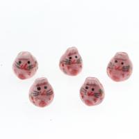 Animal Porcelain Beads, plated, DIY 16*17*20mm 