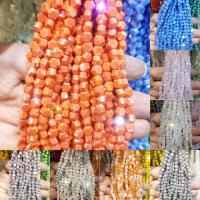 Mix Color Quartz Beads, Hexagon, polished & DIY & faceted 4*6mm 