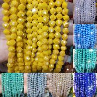 Mix Color Quartz Beads, Polygon, polished & DIY & faceted 8*10mm 