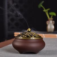 Buy Incense Holder and Burner in Bulk , Porcelain, Geometrical Pattern 94*75mm 