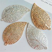 Pendentifs feuilles en alliage de zinc , DIY, plus de couleurs à choisir, Vendu par PC