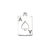 Zinc Alloy Jewelry Pendants, Poker, plated 