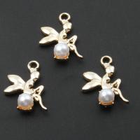 Zinc Alloy Jewelry Pendants, Spirit, plated, DIY, golden, 15*13*7mm Approx 2mm 