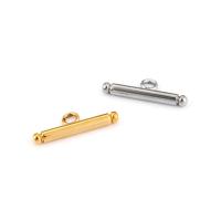 Titanium Steel Toggle Clasp, plated 