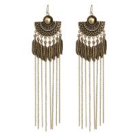 Fashion Fringe Earrings, Zinc Alloy, plated, folk style & for woman 