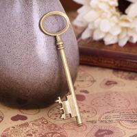 Zinc Alloy Key Pendants, DIY, antique bronze color 