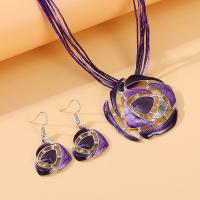 Fashion Zinc Alloy Jewelry Sets, earring & necklace, fashion jewelry 47xmuff0c3.9cm 