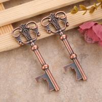 Zinc Alloy Key Pendants, fashion jewelry & DIY, antique copper color 