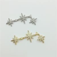 Rhinestone Brass Pendants, plated, with rhinestone 40mm 