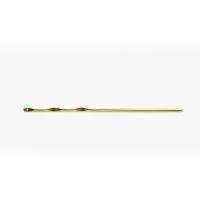 Hair Stick Findings, Brass, plated, DIY 