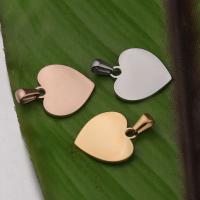 Stainless Steel Heart Pendants, fashion jewelry & DIY 