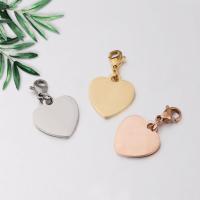 Stainless Steel Heart Pendants, fashion jewelry & DIY 