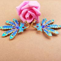 Zinc Alloy Hair Stick Findings, with enamel, Phoenix, plated, DIY, blue, 68*65*24mm 