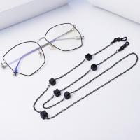 acier inoxydable Chaîne de lunettes, avec Agate, Placage, anti-dérapage & bijoux de mode & pour femme, plus de couleurs à choisir .88 pouce, Vendu par PC