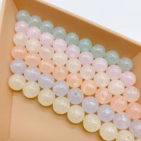 Acrylic Jewelry Beads, Round, plated, DIY 10mm 