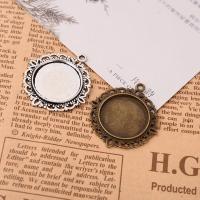 Zinc Alloy Pendant Cabochon Setting, DIY 34X31*2mm  20mm 