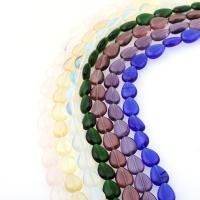 Perles de pierre gemme mixte, Pierre naturelle, larme, Placage, différentes couleurs et motifs pour le choix & DIY, plus de couleurs à choisir, 13*10*5mm, Vendu par brin