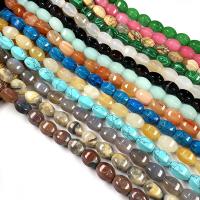 Perles de pierre gemme mixte, tambour, poli, DIY & styles différents pour le choix & facettes, plus de couleurs à choisir cm Vendu par brin