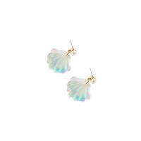 Resin Zinc Alloy Earring, with Resin, plated, fashion jewelry & for woman 